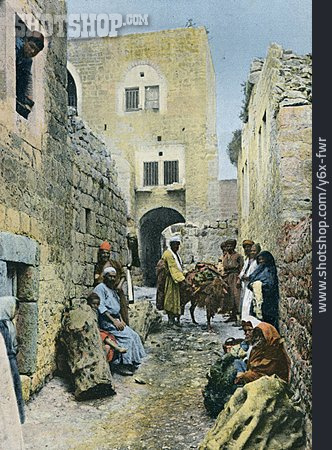 
                Straßenszene, Bethlehem                   