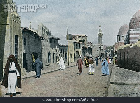 
                Vorstadt, 1900, Damaskus                   
