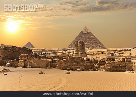 
                Weltkulturerbe, Große Sphinx Von Gizeh, Pyramiden Von Gizeh                   