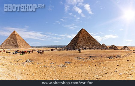 
                Archäologie, Weltkulturerbe, Pyramiden Von Gizeh                   