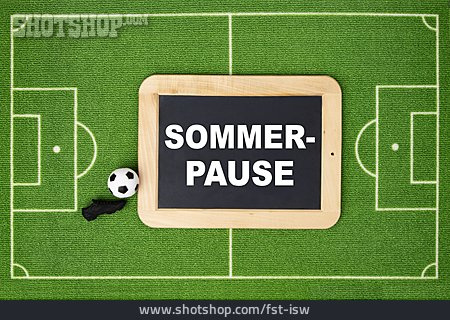 
                Fußball, Sommer-pause                   