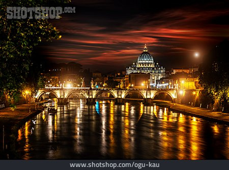 
                Rom, Tiber, Engelsbrücke                   