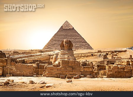 
                Große Sphinx Von Gizeh, Chephren-pyramide                   