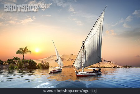 
                Segelboot, Nil, Elephantine                   