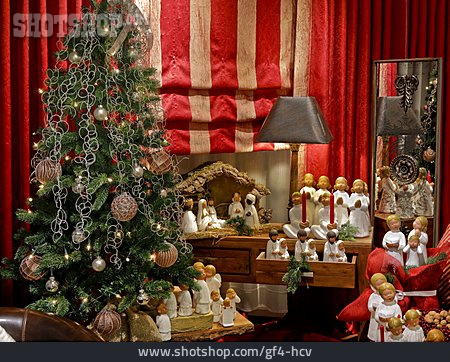 
                Weihnachtsdekoration, Weihnachtsbaum, Weihnachtsengel                   
