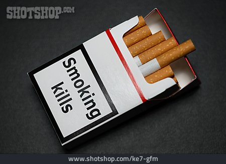
                Warnhinweis, Zigaretten, Smoking Kills                   