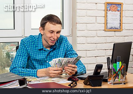 
                Businessman, Banknotes, Counting                   
