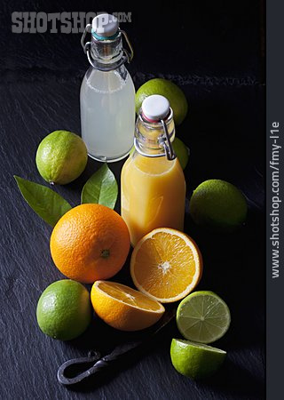 
                Getränk, Orangensaft, Limettensaft                   