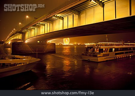
                Rhein, Deutzer Brücke                   