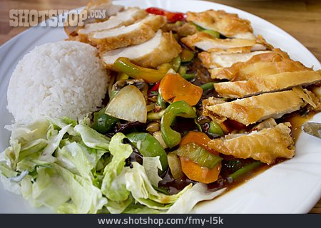 
                Asiatische Küche, Tellergericht                   