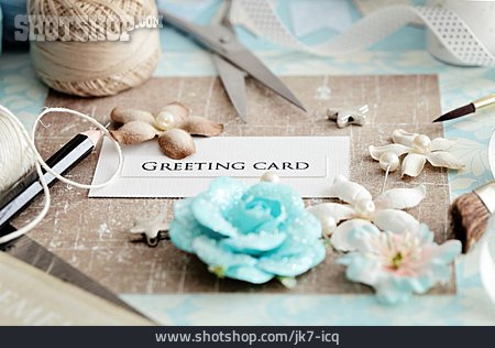 
                Selbstgemacht, Grußkarte, Greeting Card                   