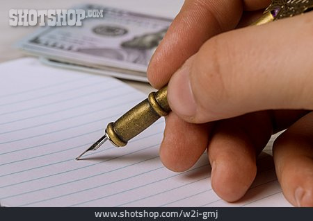 
                Schreiben, Füller, Schreibfeder                   