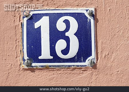 
                Hausnummer, 13                   