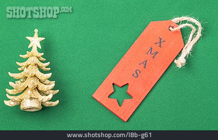 
                Xmas, Weihnachtsbaum, Etikett                   
