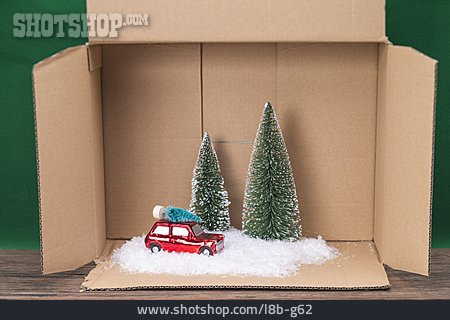 
                Karton, Weihnachtsdekoration                   