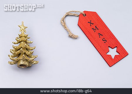 
                Xmas, Weihnachtsbaum, Etikett                   