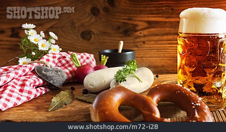 
                Bayrische Küche, Frühstück, Weißwurst                   