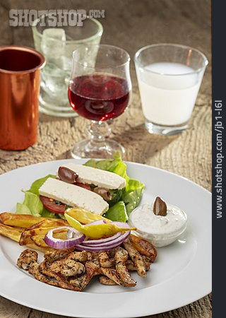 
                Griechische Küche, Gyros                   