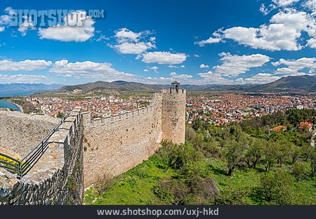 
                Stadtmauer, Ohrid, Samoils Festung                   