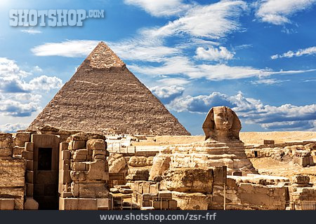 
                Große Sphinx Von Gizeh, Chephren-pyramide, Pyramiden Von Gizeh                   