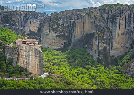 
                Kloster, Meteora, Pindos, Rousanou                   