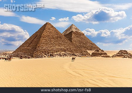 
                ägypten, Gizeh, Pyramiden Von Gizeh                   