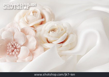 
                Wedding, Marriage, Pastel, Fabric Rose                   