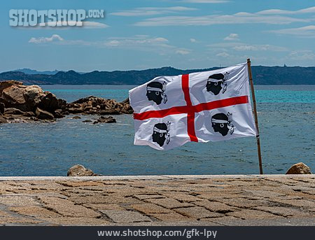 
                Sardinien, Landesflagge                   