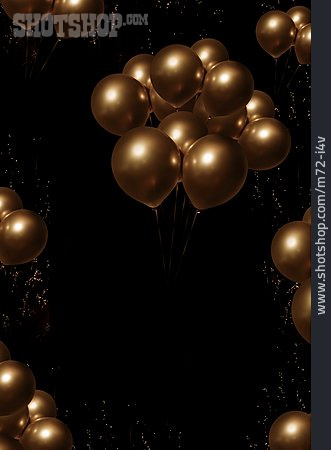 
                Party, Golden, Luftballons                   