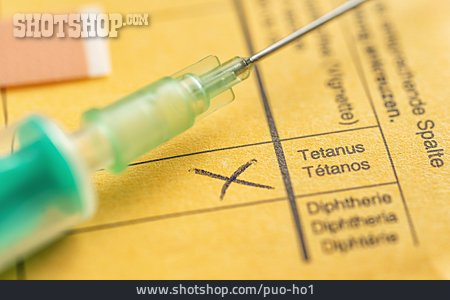
                Impfung, Tetanus                   