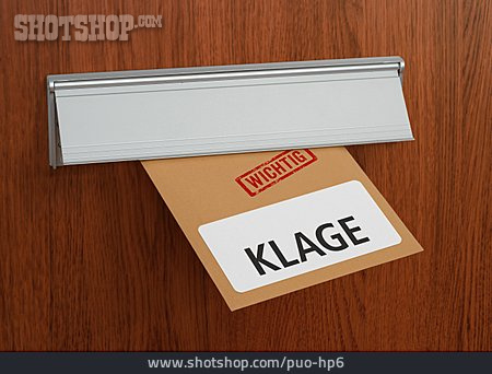 
                Post, Klage                   