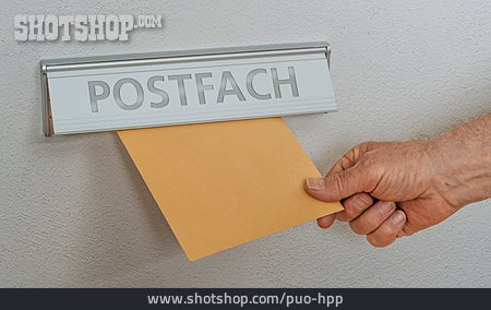 
                Briefeinwurf, Postfach                   
