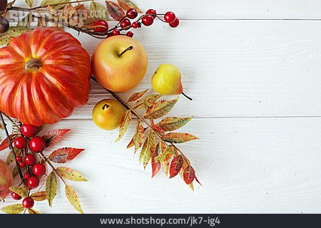 
                Früchte, Laub, Herbstlich                   