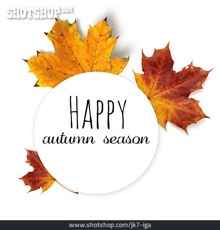 
                Herbst, Happy Autumn Season, Herbstgrüße                   