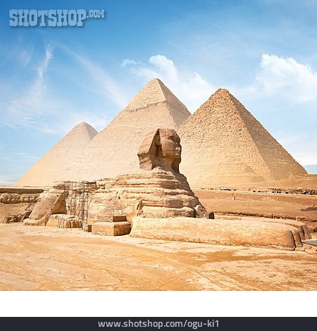 
                Sphinx, Pyramiden Von Gizeh                   