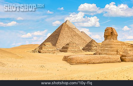 
                Archäologie, Große Sphinx Von Gizeh, Pyramiden Von Gizeh                   