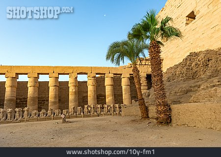 
                Archäologie, Sphinx, Karnak-tempel                   