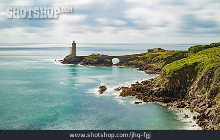 
                Küste, Bretagne, Phare Du Petit Minou                   