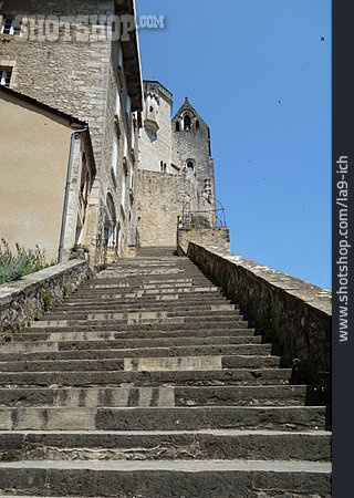 
                Treppenstufen, Rocamadour                   