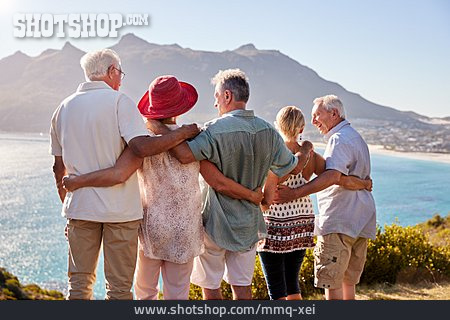 
                Gemeinsam, Senioren, Urlaubsreise                   