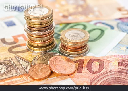 
                Euro, Coins, Cash                   
