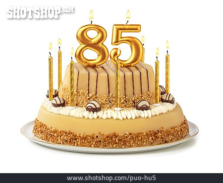 
                Geburtstagstorte, 85                   