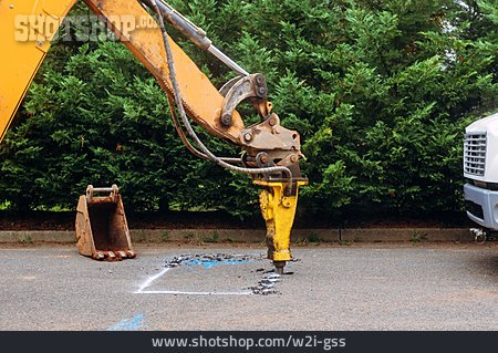 
                Asphalt, Bauarbeiten, Presslufthammer                   