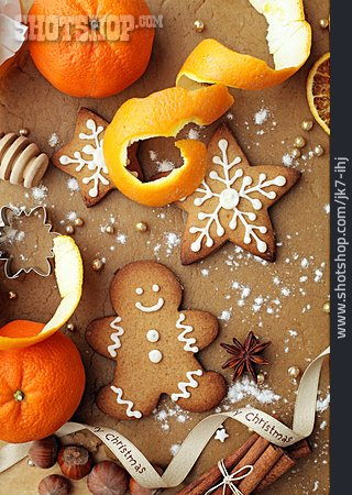 
                Christmas Cookies, Gingerbread Man                   