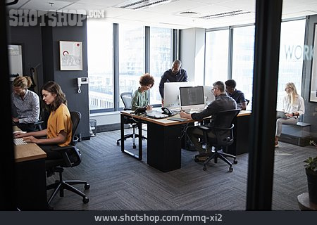 
                Workplace, Company, Open Plan Office                   
