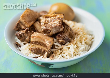 
                Schweinefleisch, Reis-bowl                   