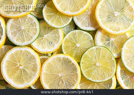 
                Vitamin C, Zitrusfrucht, Zitronenscheiben                   