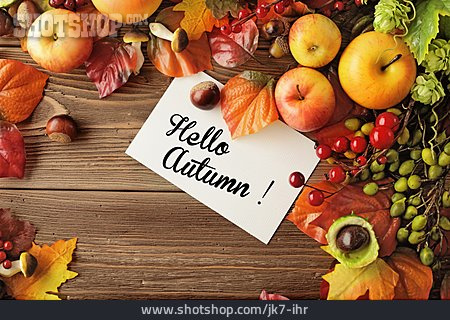 
                Herbst, Herbstlich, Hello Autumn                   