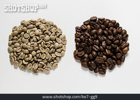 
                Kaffeebohnen, Röstung, Grüner Kaffee                   