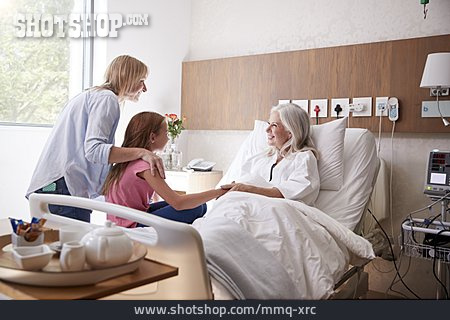 
                Grandmother, Happy, Hospital, Visit                   